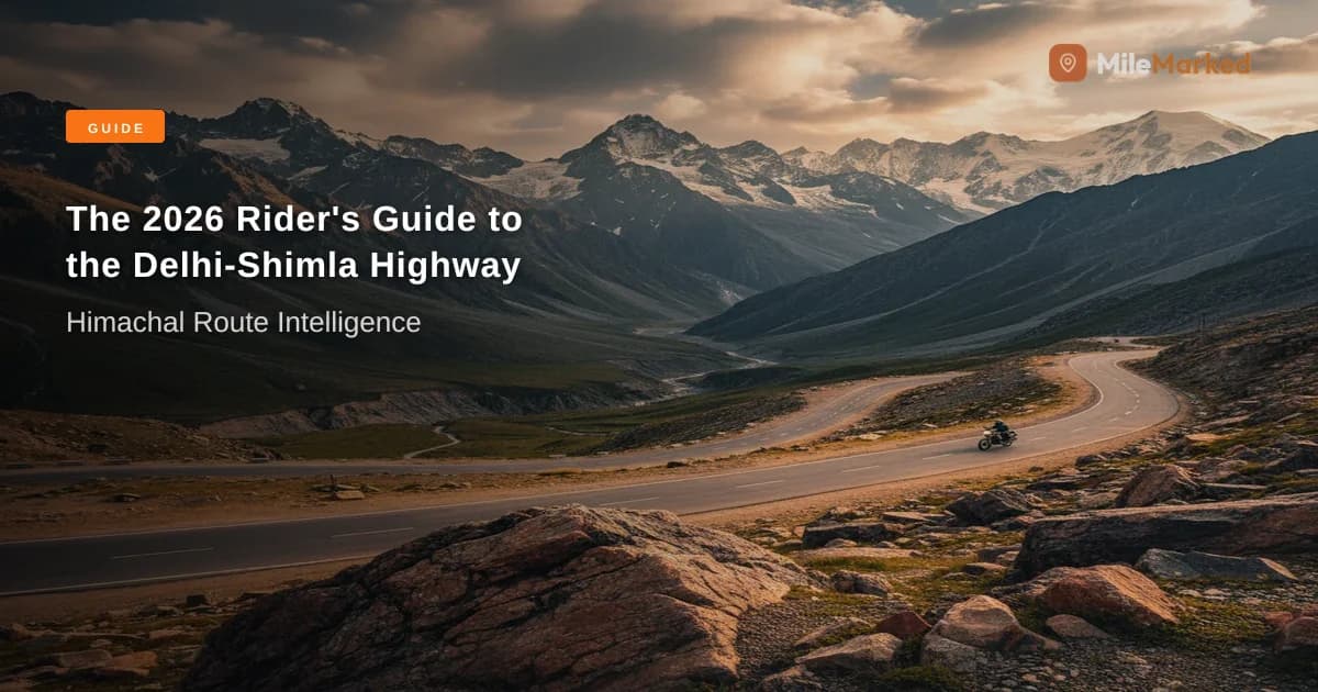 Delhi to Shimla Bike Trip Guide (2026): New Fines & Route Info | MileMarked