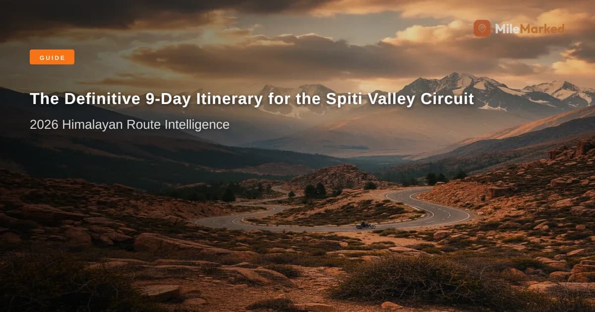 Delhi to Spiti by Bike: A 9-Day 2026 Itinerary & Cost Guide | MileMarked