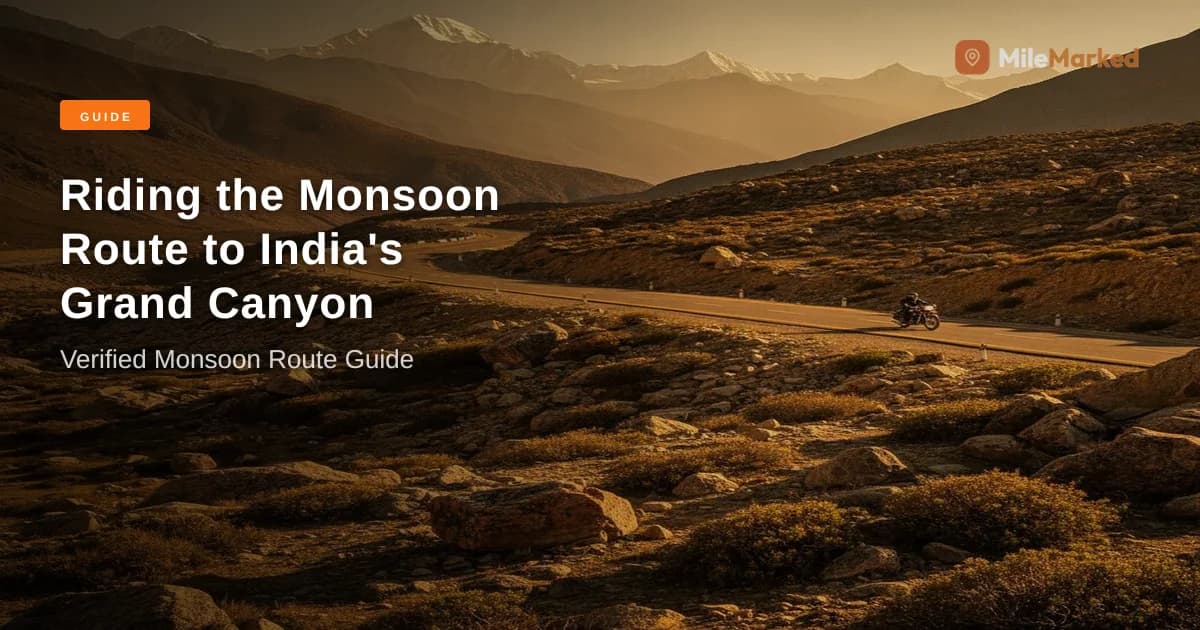 Gandikota Bike Trip Guide (2026): Monsoon Route & Costs | MileMarked