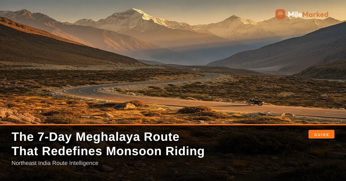 India's Best Monsoon Bike Trips (2026): A 7-Day Meghalaya Guide | MileMarked