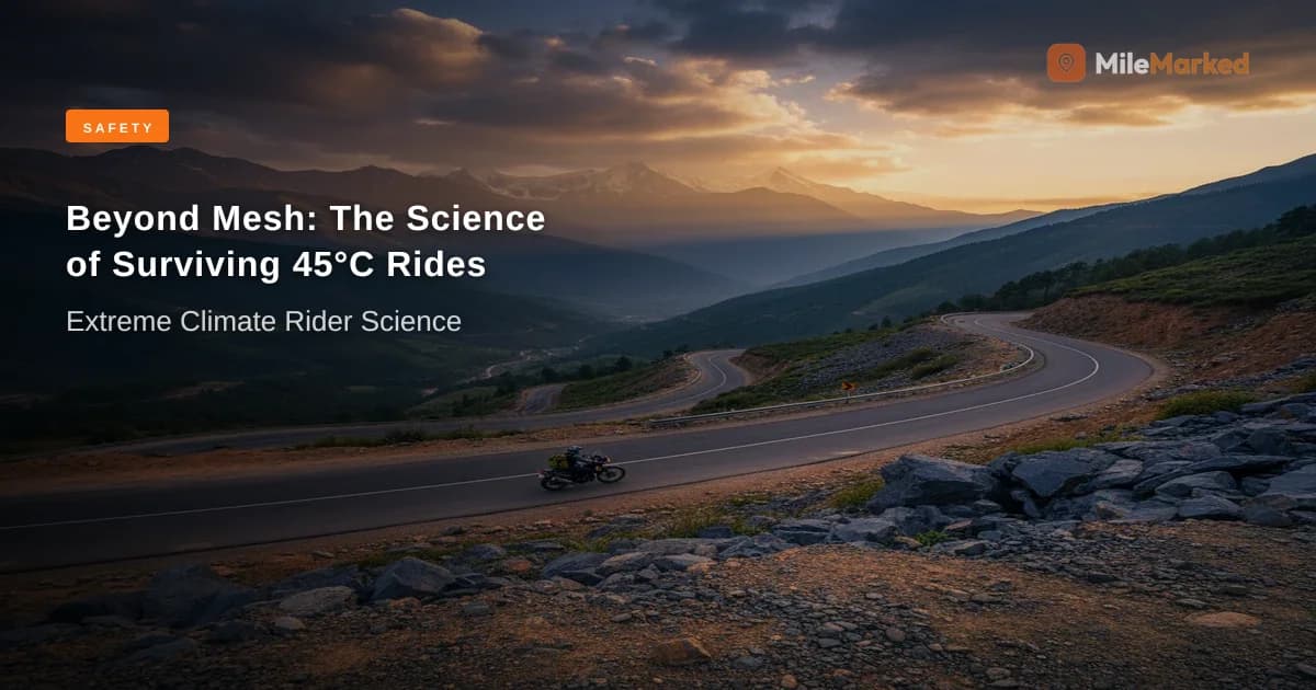 Motorcycle Heat Safety: The 2026 Guide to Hydration & Gear | MileMarked