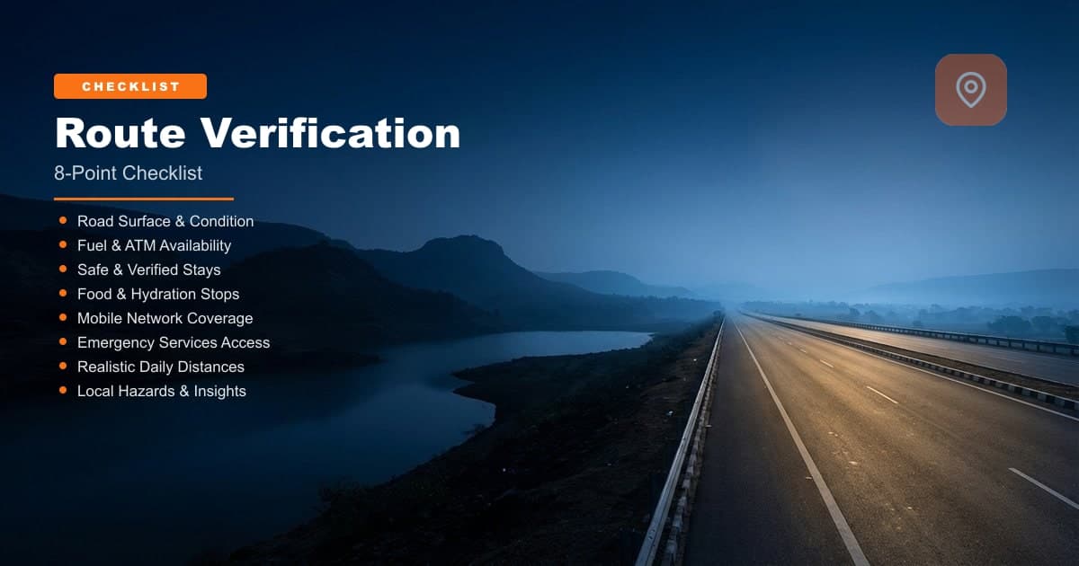 Bike Trip Route Checklist — 8 Things to Verify Before You Ride | MileMarked