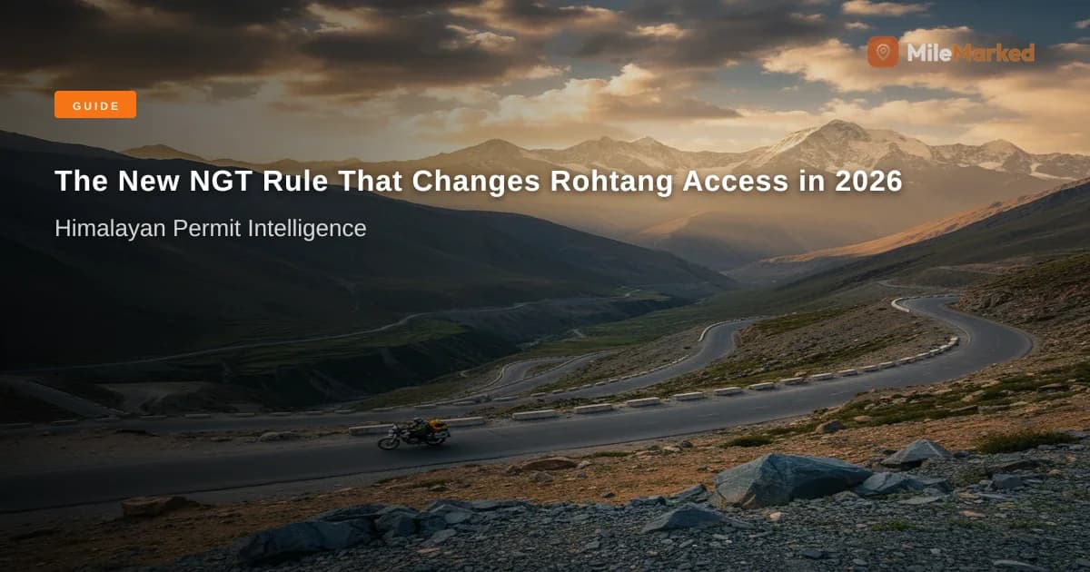 Rohtang Pass Permit 2026: A Step-by-Step Biker's Guide | MileMarked
