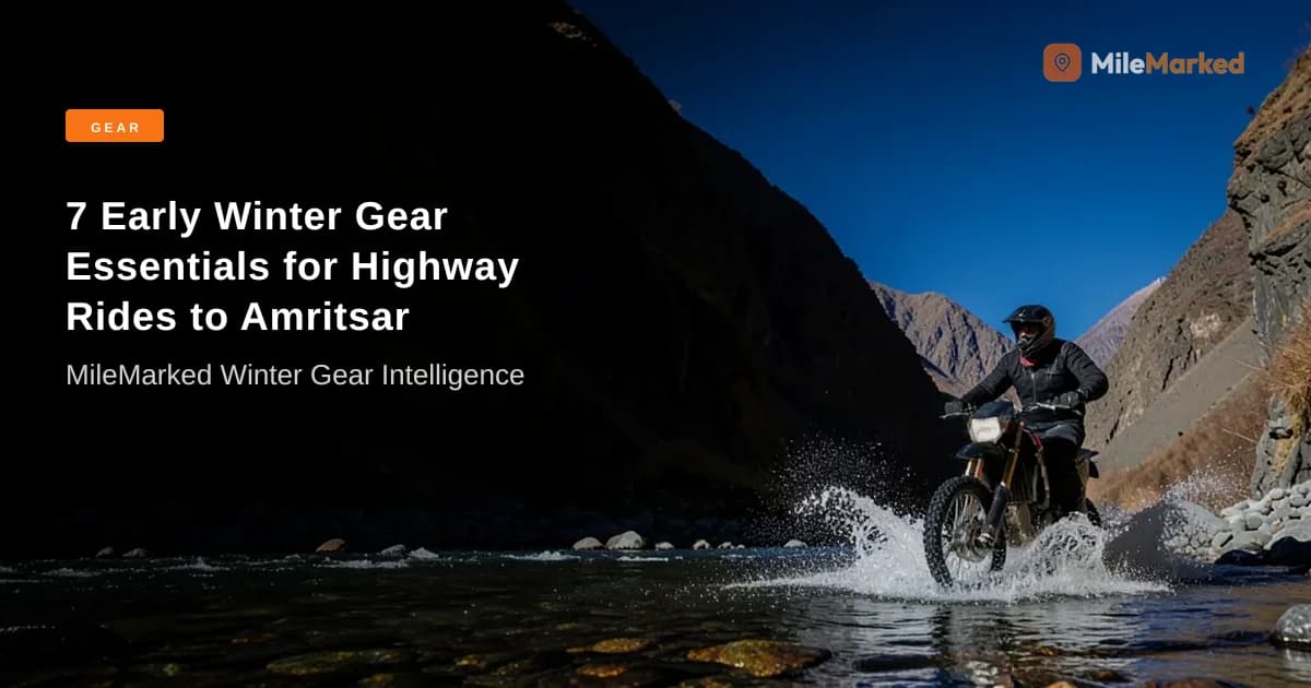 Guru Nanak Jayanti Long Weekend: Early Winter Ride Gear (2026) | MileMarked