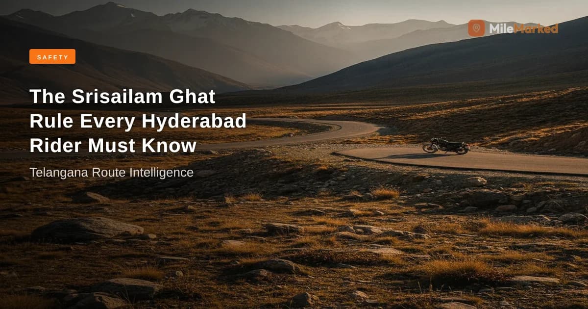 Hyderabad to Srisailam Bike Trip (2026): Ghat Timings & Safety | MileMarked