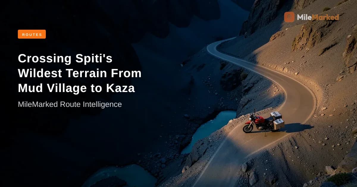 Navigating Pin Valley to Kaza: A Rider's Guide to Spiti | MileMarked
