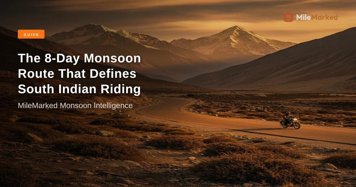 South India Spice Trail: 8-Day Monsoon Bike Trip Guide (2026) | MileMarked